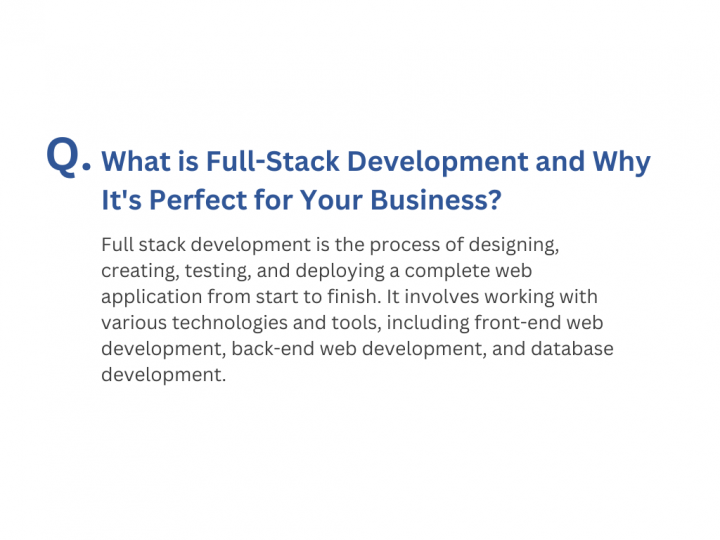 What is Full-Stack Development and Why It's Perfect for Your Business